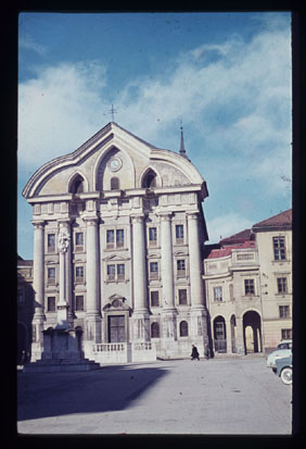 Ljubljana - Cerkev sv. Trojice, fotografija