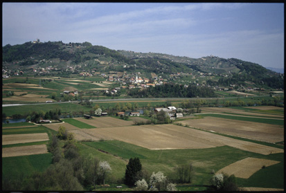Bela Cerkev - Naselje (pogled iz zraka), fotografija