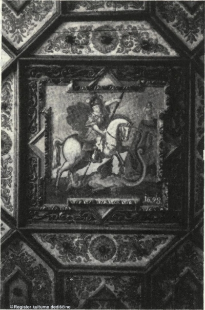 Bistrica nad Tržičem, v p. c. sv. Jožefa v Tržiču preneseni strop