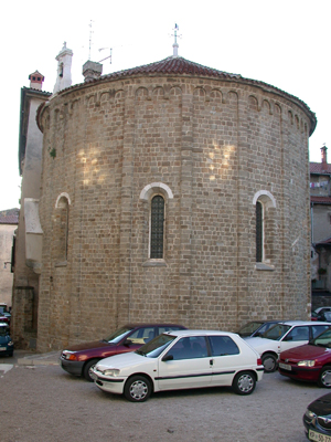 Koper - Krstilnica sv. Janeza Krstnika, pogled s severa