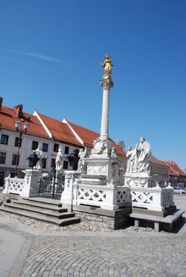 Maribor - Kužno znamenje, pogled na znamenje