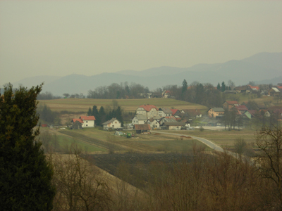 Blatna Brezovica - Vas, panoramski pogled