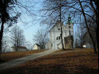 Vrhnika - Cerkev sv. Trojice, panoramski pogled