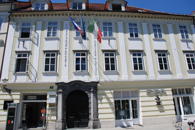 Ljubljana - Hiša Breg 12, glavna fasada